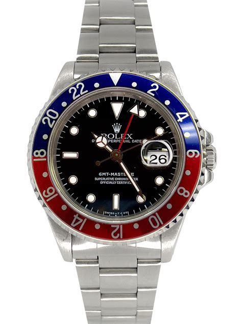 rolex gmt 16710 pepsi|Rolex gmt Pepsi bezel.